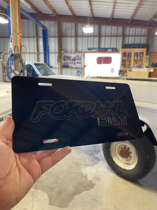 FORDAHL BILT Plate