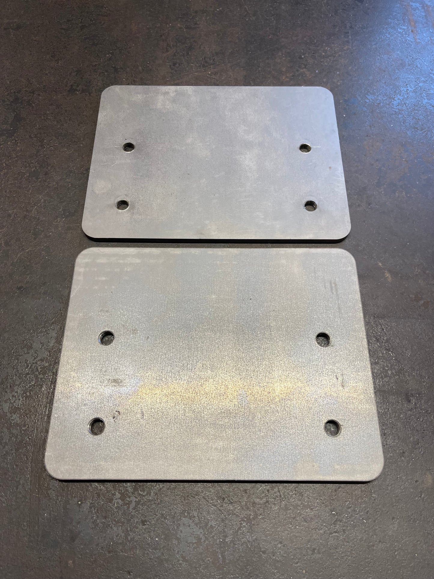 99-07 SD Fabricated Bumper Mounting Plates