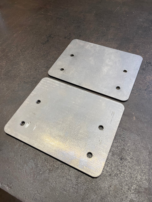99-07 SD Fabricated Bumper Mounting Plates
