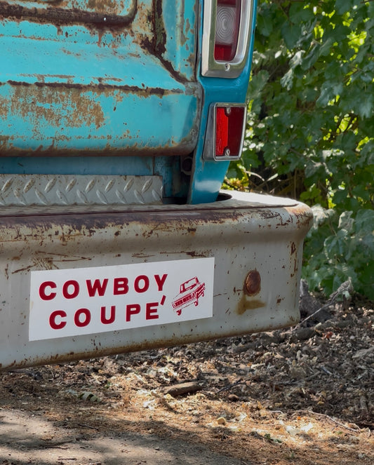 COWBOY COUPE’ Bumper Sticker